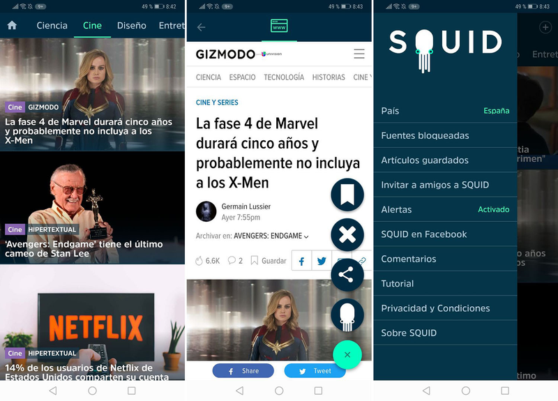 Illustration for article titled Squid, una sólida alternativa a Flipboard que permite personalizar las noticias que compartes